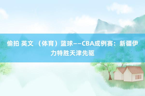 偷拍 英文 （体育）篮球——CBA成例赛：新疆伊力特胜天津先驱