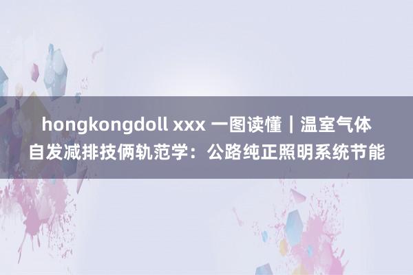 hongkongdoll xxx 一图读懂｜温室气体自发减排技俩轨范学：公路纯正照明系统节能