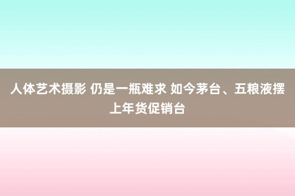 人体艺术摄影 仍是一瓶难求 如今茅台、五粮液摆上年货促销台