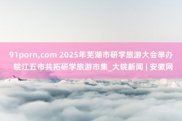 91porn，com 2025年芜湖市研学旅游大会举办  皖江五市共拓研学旅游市集_大皖新闻 | 安徽网