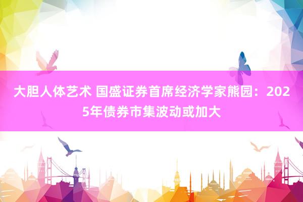 大胆人体艺术 国盛证券首席经济学家熊园：2025年债券市集波动或加大
