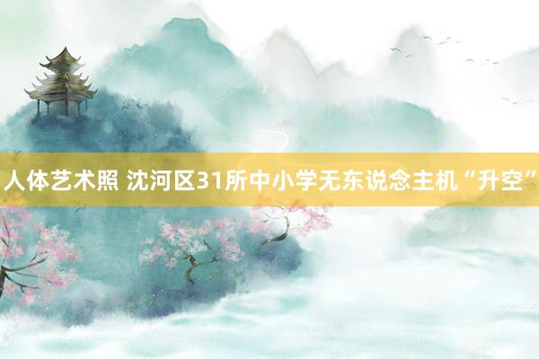 人体艺术照 沈河区31所中小学无东说念主机“升空”
