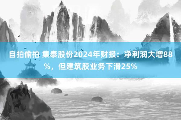 自拍偷拍 集泰股份2024年财报：净利润大增88%，但建筑胶业务下滑25%