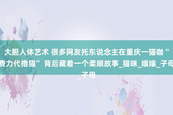 大胆人体艺术 很多网友托东说念主在重庆一猫咖“费力代撸猫” 背后藏着一个柔顺故事_猫咪_孃孃_子母