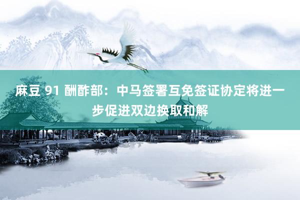 麻豆 91 酬酢部：中马签署互免签证协定将进一步促进双边换取和解