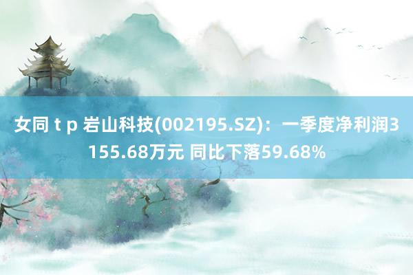 女同 t p 岩山科技(002195.SZ)：一季度净利润3155.68万元 同比下落59.68%